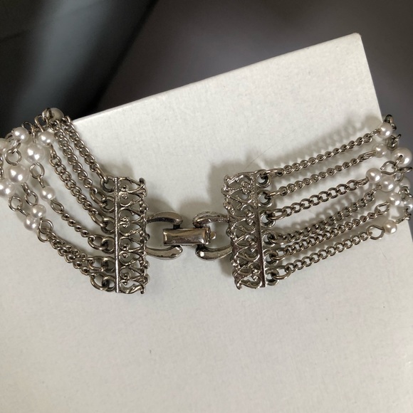 6-Strand Silver Chain Bracelet - Picture 6 of 7